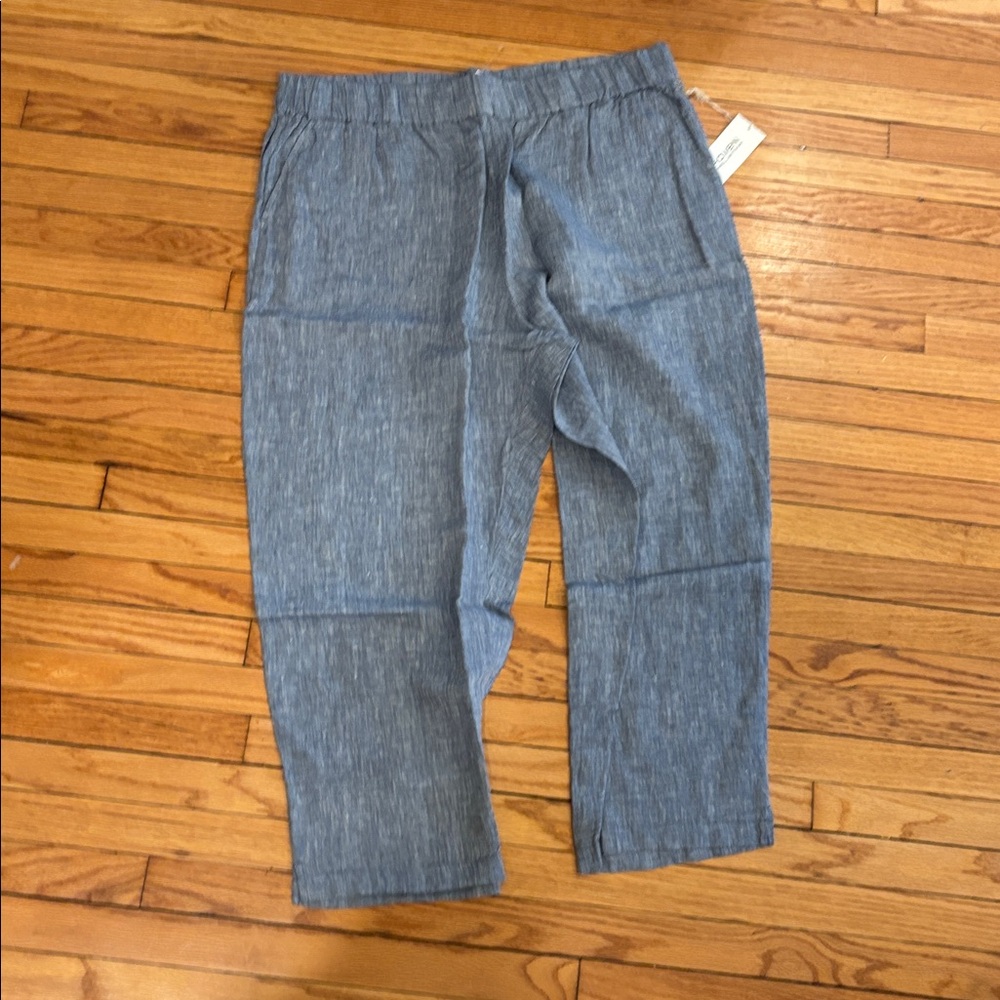 NWT Haven Well Within Blue Linen Pants